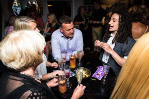 Launch party magician in South Yorkshire