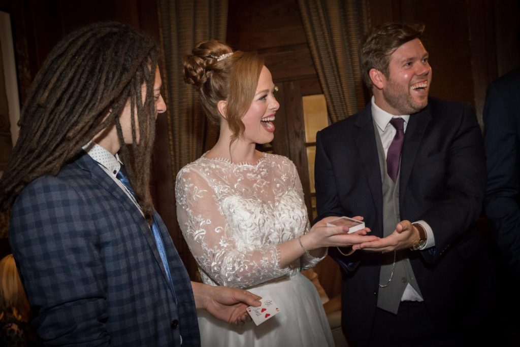 Wedding magician Yorkshire - Oliver Parker at Wood Hall Hotel & Spa in Wetherby